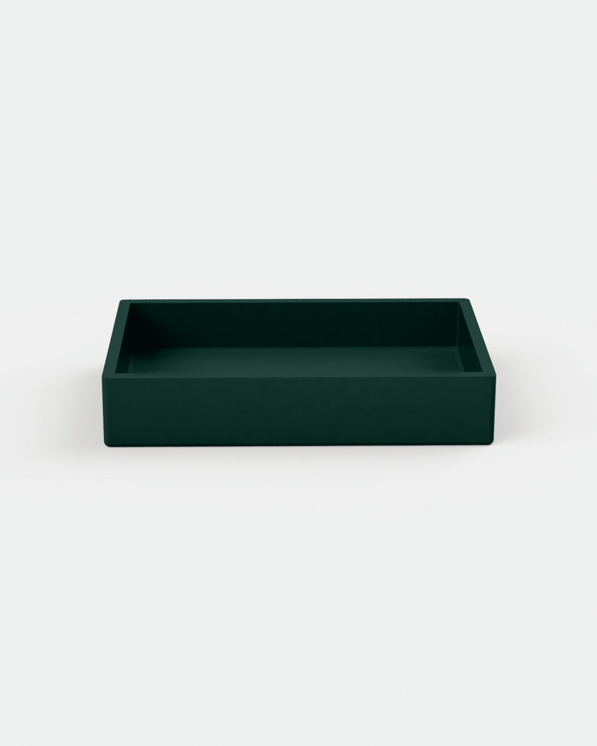Box Concrete Basin - One Tone Surface Mount