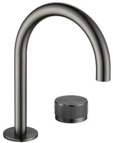 Mica - Fluted Gooseneck Hob Basin Mixer