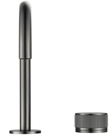 Mica - Fluted Gooseneck Hob Basin Mixer
