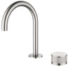 Mica - Fluted Gooseneck Hob Basin Mixer