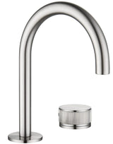 Mica - Fluted Gooseneck Hob Basin Mixer