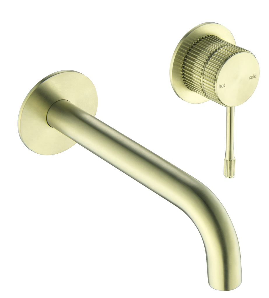 Mica - Fluted Wall-Spout Combo