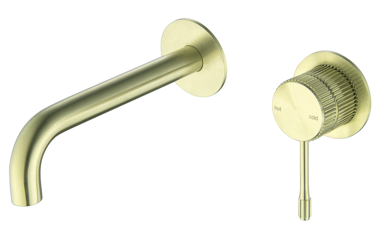 Mica - Fluted Wall-Spout Combo
