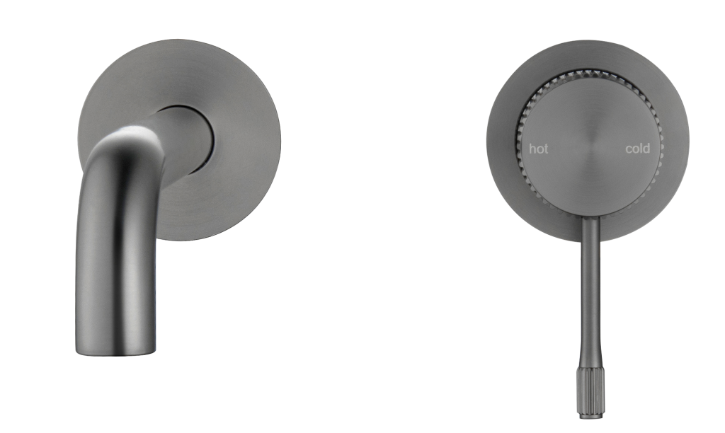 Mica - Fluted Wall-Spout Combo