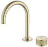 Mica - Fluted Gooseneck Hob Basin Mixer
