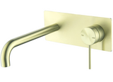 Mica - Wall-Spout Combo - Curved Spout - 1P - TRIM KIT ONLY