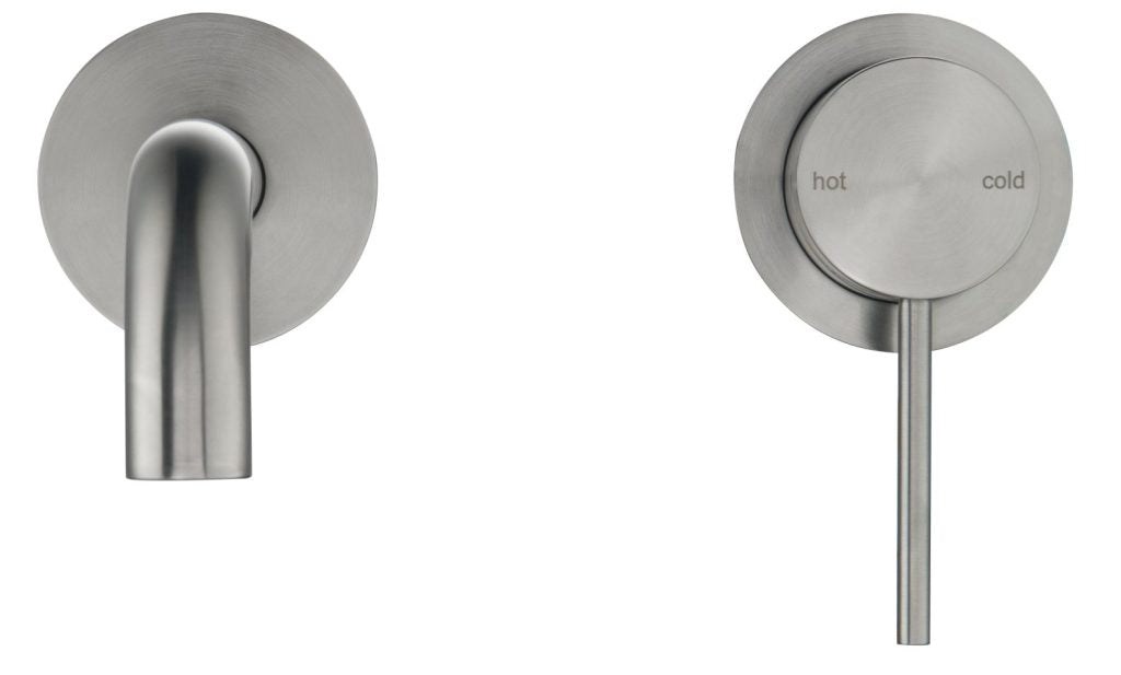 Mica - Wall-Spout Combo - Curved Spout - 2P - TRIM KIT ONLY