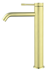 Mica - Fluted Tall Basin Mixer