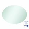 Ablaze - Cody Polished Edge Oval Mirror - 600x800mm Glue-to-Wall