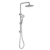 Mica - Brushed Nickel Twin Shower Rail