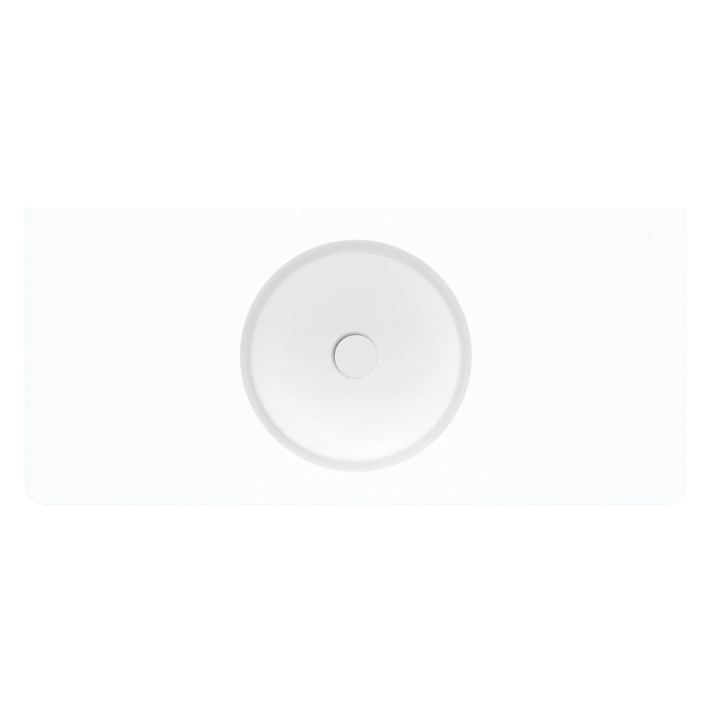 Encanto 1000 Solid Surface Wall Hung Basin with Overflow
