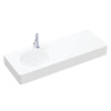 Encanto 1200 Solid Surface Wall Hung Left Hand Basin with Overflow