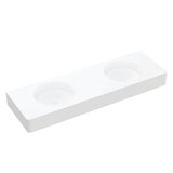 Encanto 1400 Solid Surface Wall Hung Double Basin with Overflow
