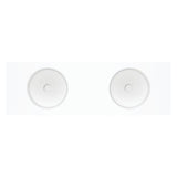 Encanto 1400 Solid Surface Wall Hung Double Basin with Overflow