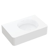 Encanto 470 Solid Surface Wall Hung Basin with Overflow