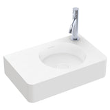 Encanto 470 Solid Surface Wall Hung Basin with Overflow