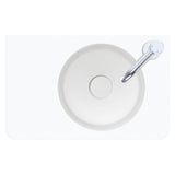 Encanto 470 Solid Surface Wall Hung Basin with Overflow