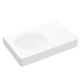 Encanto 700 Left Hand Bowl Wall Hung Basin with Overflow