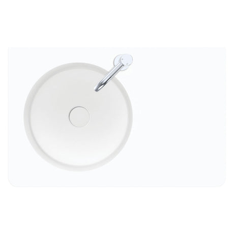 Encanto 700 Left Hand Bowl Wall Hung Basin with Overflow