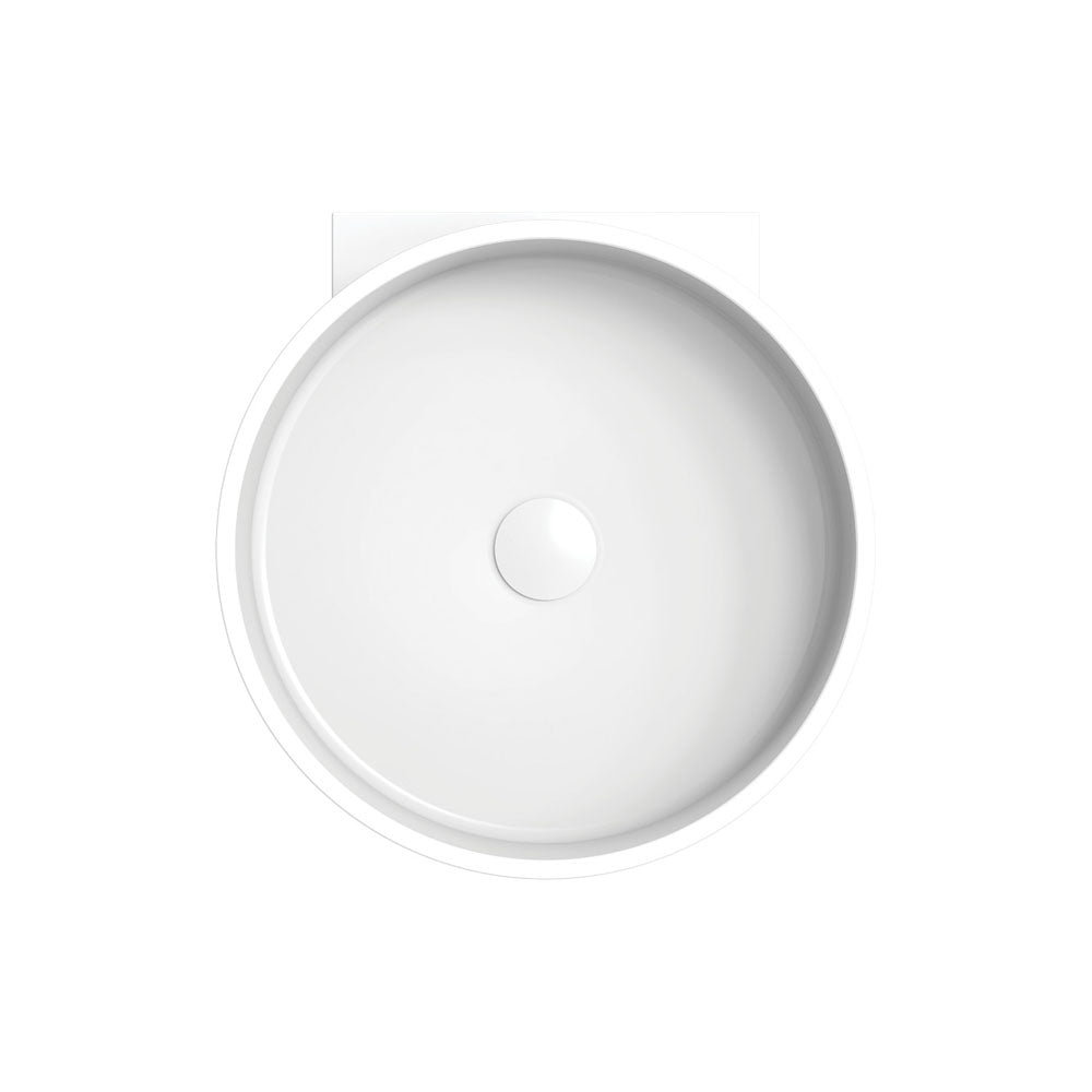 Livo Solid Surface Cylinder Wall Hung Basin