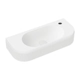 Minka Fluted Wall Hung Solid Surface Basin