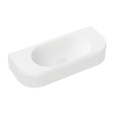 Minka Fluted Wall Hung Solid Surface Basin
