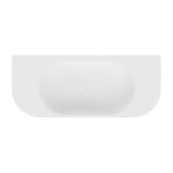 Minka Fluted Wall Hung Solid Surface Basin