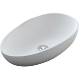 Bahama Mkii Above Counter Solid Surface Cast Stone Basin