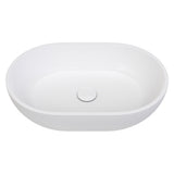 Nero Above Counter Cast Stone Solid Surface Basin