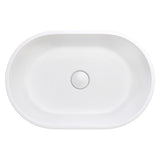 Nero Above Counter Cast Stone Solid Surface Basin