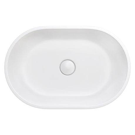 Nero Above Counter Cast Stone Solid Surface Basin