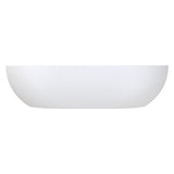 Nero Above Counter Cast Stone Solid Surface Basin