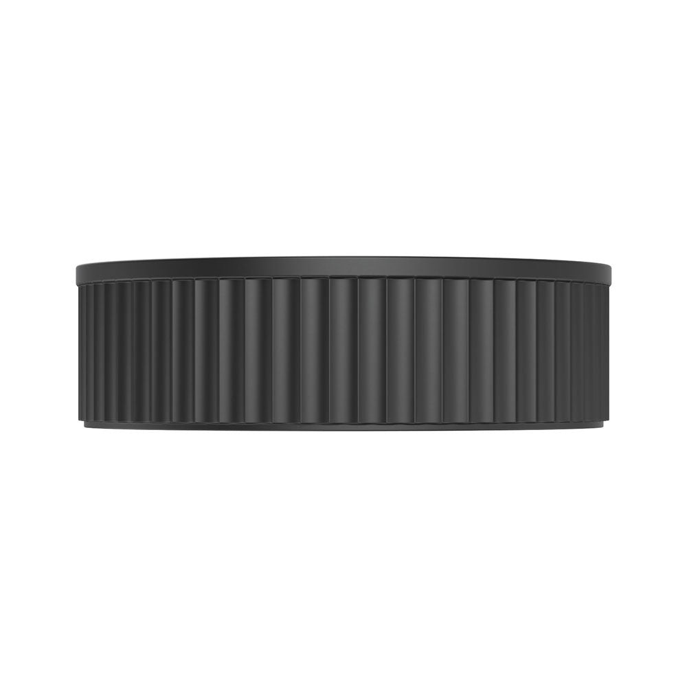 Minka Fluted Round Solid Surface Above Coutner Basin