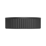 Minka Fluted Round Solid Surface Above Coutner Basin