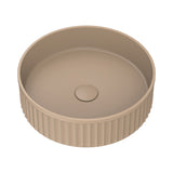 Minka Fluted Round Solid Surface Above Coutner Basin