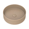 Minka Fluted Round Solid Surface Above Coutner Basin