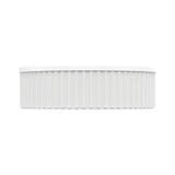 Minka Fluted Round Solid Surface Above Coutner Basin
