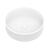 Minka Fluted Round Solid Surface Above Coutner Basin