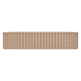 Minka Fluted Pill Shaped Solid Surface Basin