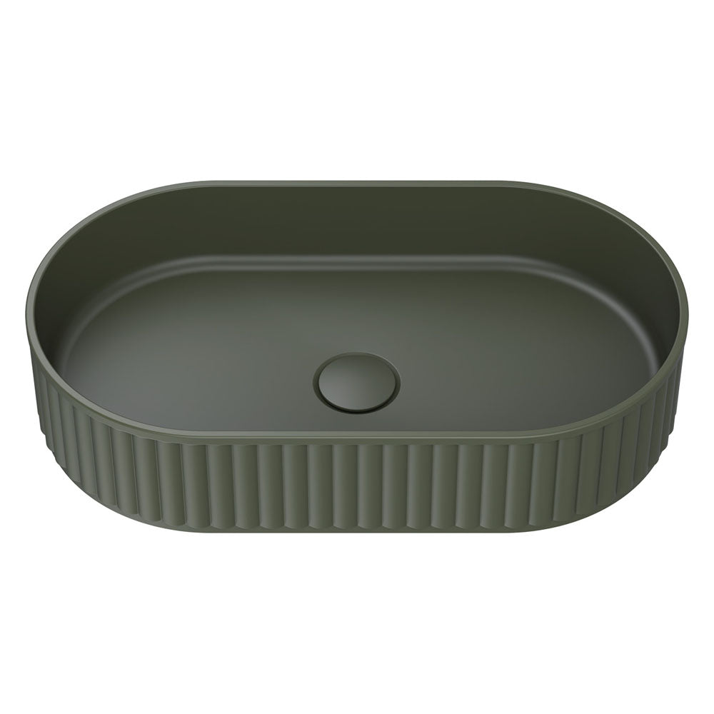 Minka Fluted Pill Shaped Solid Surface Basin