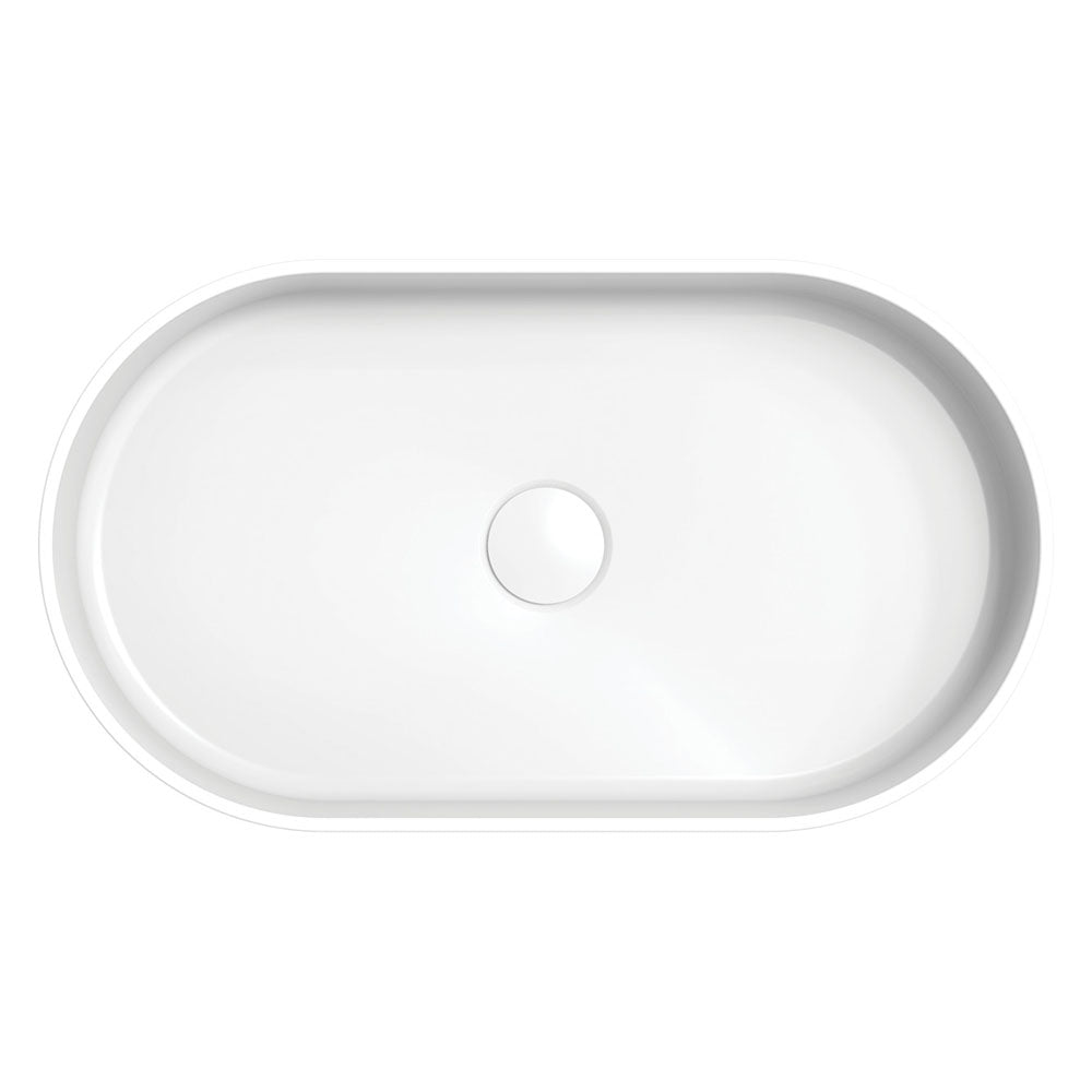 Minka Fluted Pill Shaped Solid Surface Basin