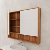 Carini - 1200mm Blackbutt Shaving Cabinet