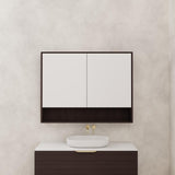 Carini - 1200mm Espresso Oak Shaving Cabinet