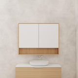 Carini - 1200mm Nordic Oak Shaving Cabinet