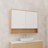 Carini - 1200mm Nordic Oak Shaving Cabinet