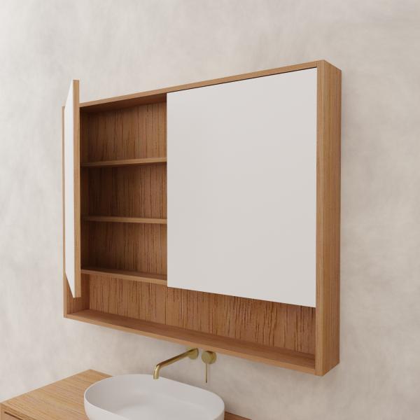 Carini - 1200mm Victorian Ash Shaving Cabinet