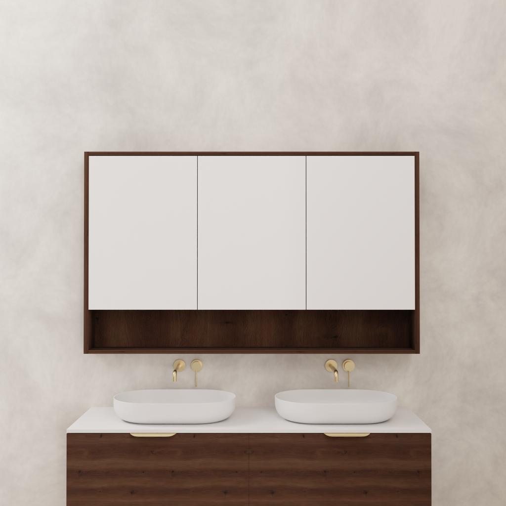 Carini - 1500mm Chestnut Shaving Cabinet