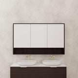 Carini - 1500mm Espresso Oak Shaving Cabinet