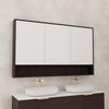 Carini - 1500mm Espresso Oak Shaving Cabinet