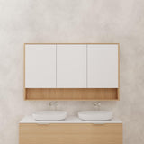 Carini - 1500mm Nordic Oak Shaving Cabinet